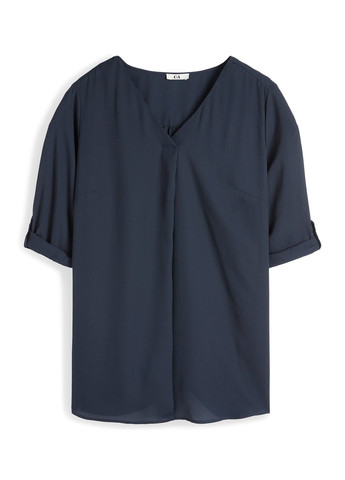 Тёмно-синяя блуза C&A