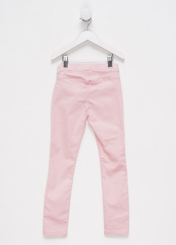 Светло-розовые демисезонные джеггинсы H&M