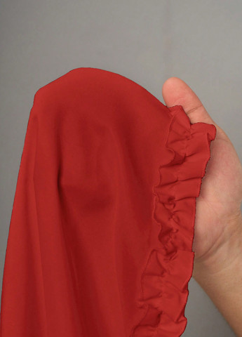 Красное вечернее, кэжуал платье SHEIN однотонное