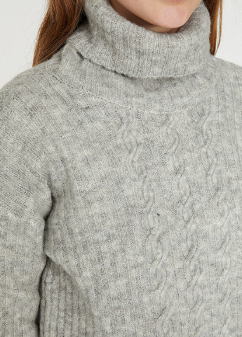 Светло-серый демисезонный свитер хомут KOTON