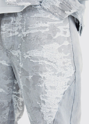 Светло-серые демисезонные прямые джинсы Boohoo