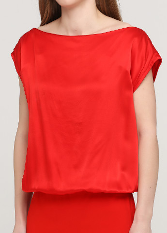 Красное кэжуал платье Givenchy однотонное