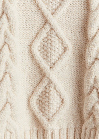 Світло-бежевий зимовий светр H&M