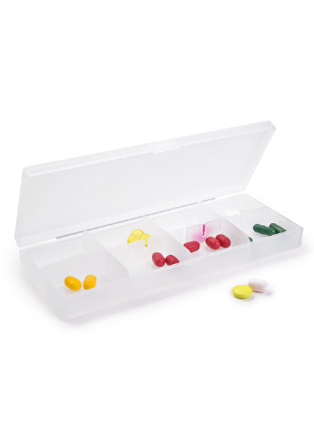 Органайзер для таблеток на 8 секций, 16,8х6,5х2 см MVM (221879054)