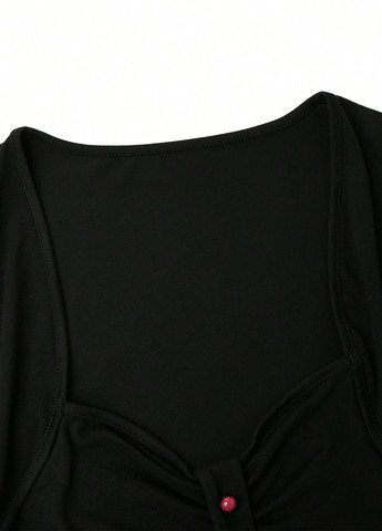 Комбінована святковий, коктейльна сукня з пишною спідницею SHEIN колор блок