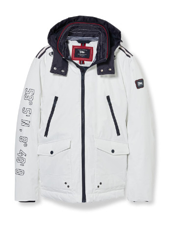 Белая зимняя куртка C&A