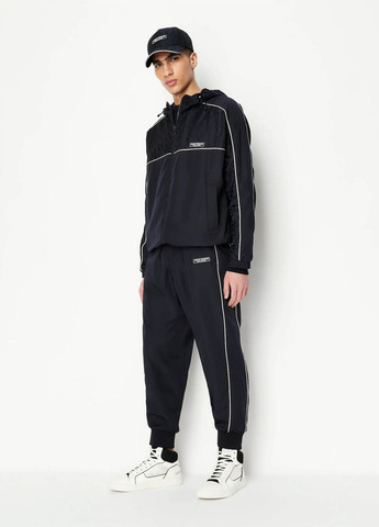 Чорна демісезонна вітровка Armani Exchange