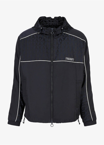 Чорна демісезонна вітровка Armani Exchange