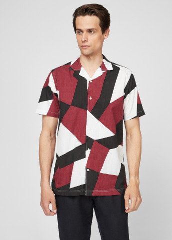Цветная кэжуал рубашка с геометрическим узором Tommy Hilfiger