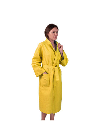 Жіночий вафельний халат XL Luxyart (216134798)