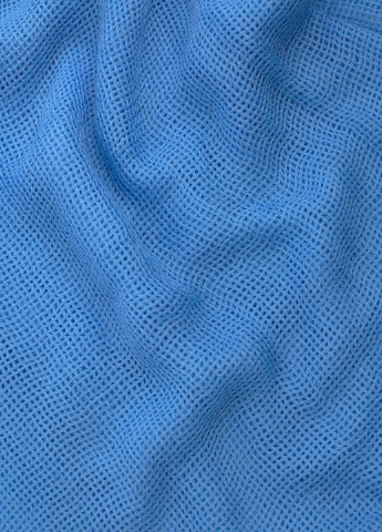 Шарф Mango однотонный голубой кэжуал вискоза