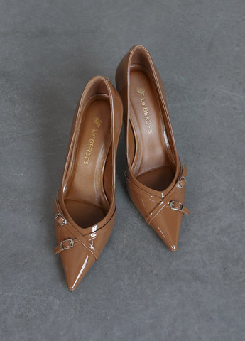 Le'BERDES Туфли лодочки темно-бежевый з натуральная кожа, украина — демисезон (361019807)