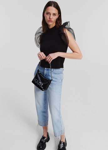 Чорна блуза Karl Lagerfeld