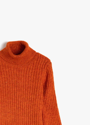 Оранжевый зимний свитер KOTON