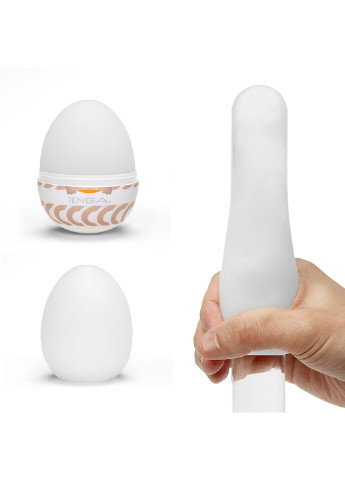 Мастурбатор-яйцо Egg Ring с ассиметричным рельефом Tenga (254738033)