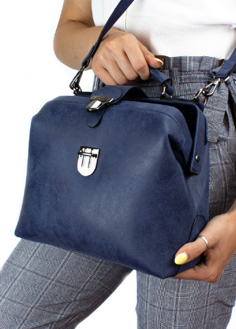 Женская сумка из качественной экокожи, темно-синяя Corze ab002 (225538352)