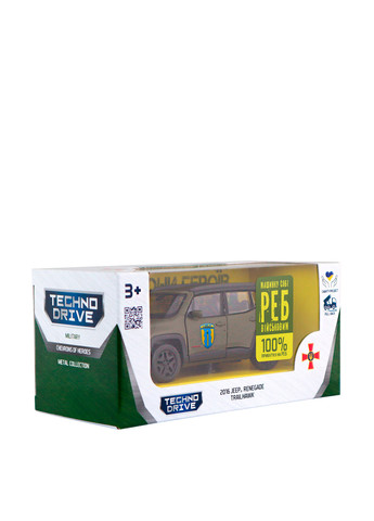Автомодель Jeep Renegade Trailhawk Айдар, 6,8х15х7 см TechnoDrive (295743565)
