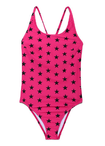 Розовый летний купальник слитный Conte MEGA STAR