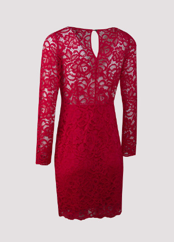 Красное кэжуал платье Morgan однотонное