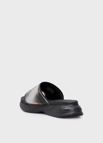 Черные шлепанцы Calvin Klein Jeans с логотипом