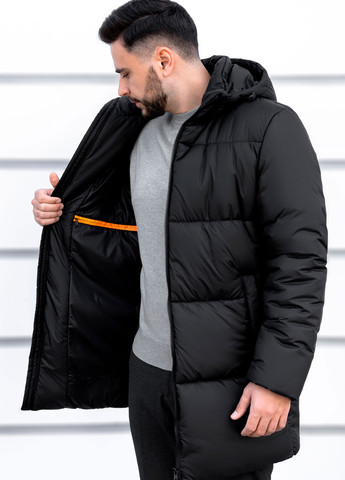 Черный зимний Пуховик Sun's House