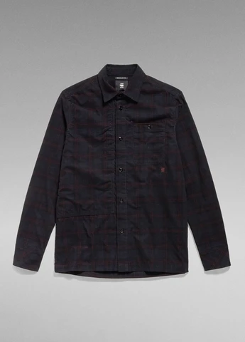 Черная кэжуал рубашка в клетку G-Star Raw