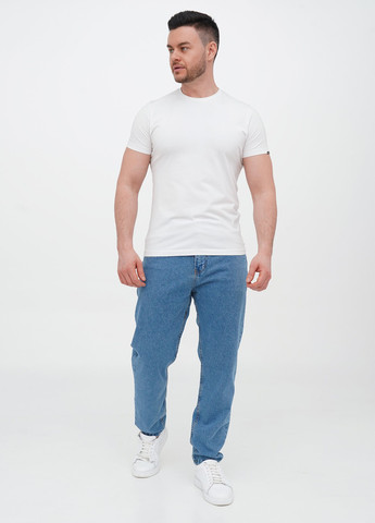 Синие демисезонные прямые джинсы Trend Collection