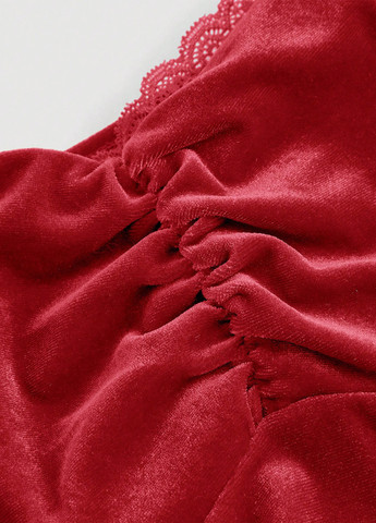 Червона кежуал сукня кльош SHEIN однотонна