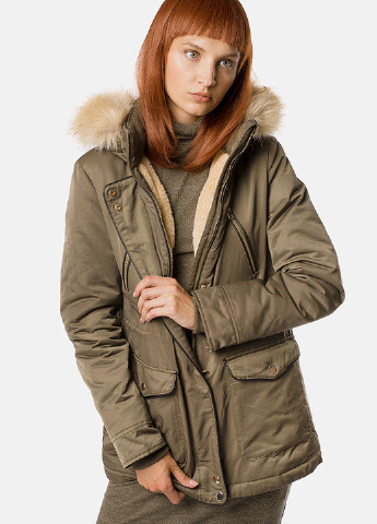 Оливковая (хаки) зимняя куртка MR 520