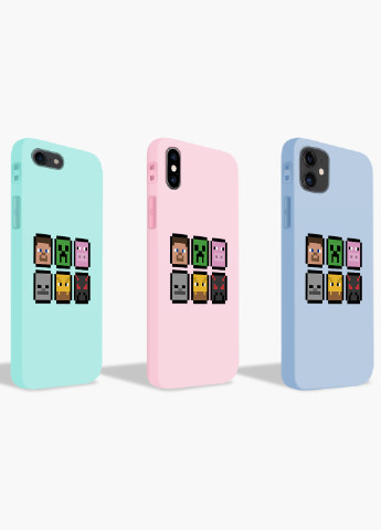 Чехол силиконовый Apple Iphone Xs Майнкрафт (Minecraft) (8938-1173) MobiPrint (219347629)