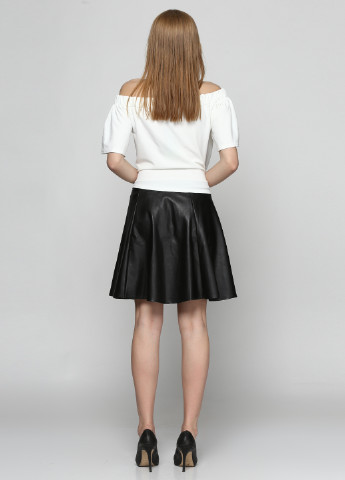 Черная кэжуал однотонная юбка Mosini couture мини