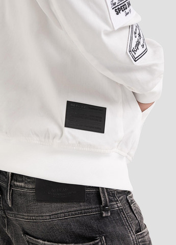 Біла демісезонна куртка Replay