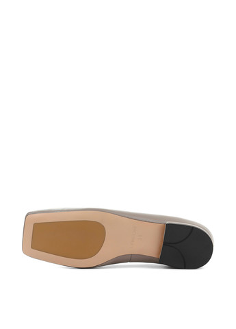 Женские балетки Le'BERDES | бежевые однотонные без декора натуральная кожа (294097548)