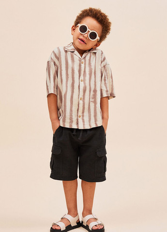 Цветная праздничный, кэжуал рубашка в полоску H&M