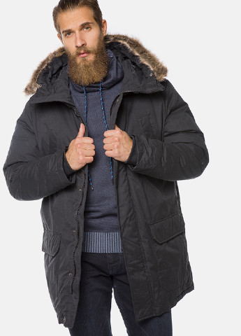 Темно-синяя зимняя куртка MR 520