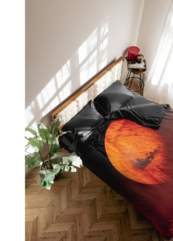 Дизайнерський комплект білизни (двоспальний євро) сатин Чоловіки з марсу by AndreTAN, розмір 220*240 SoundSleep (252408167)