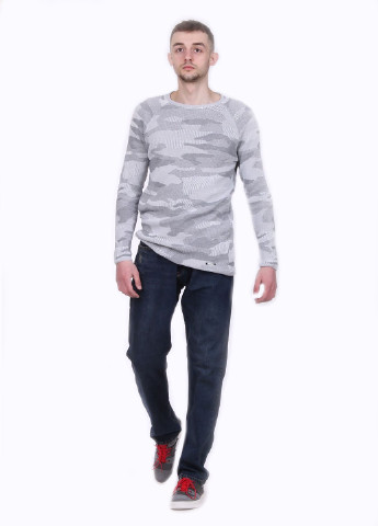 Серый демисезонный свитер Mtp