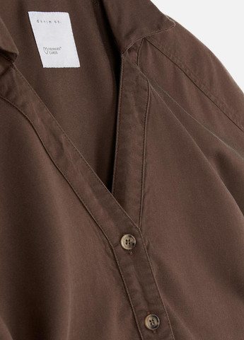 Комбінезон Primark комбінезон-шорти однотонний коричневий кежуал ліоцелл