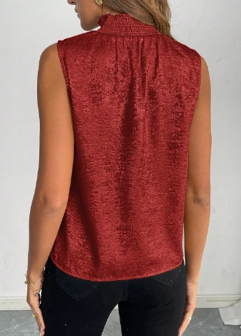 Бордовая блуза SHEIN