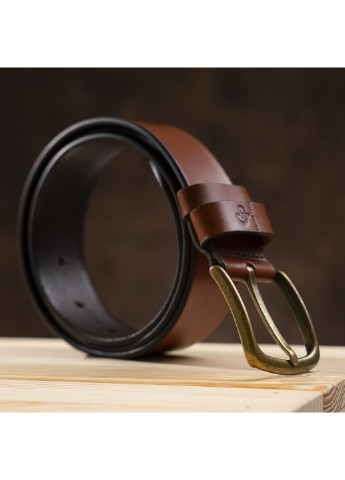 Мужской кожаный ремень 3,8х120 см Grande Pelle (229461155)