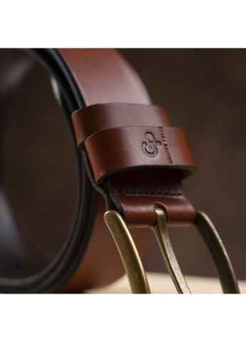 Мужской кожаный ремень 3,8х120 см Grande Pelle (229461155)