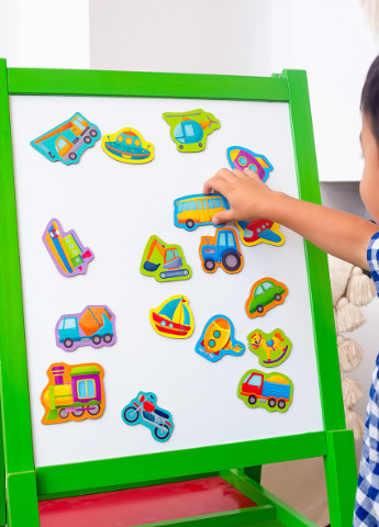 Набір магнітів "Транспорт" VT3106-26 (укр) Vladi toys (255374385)