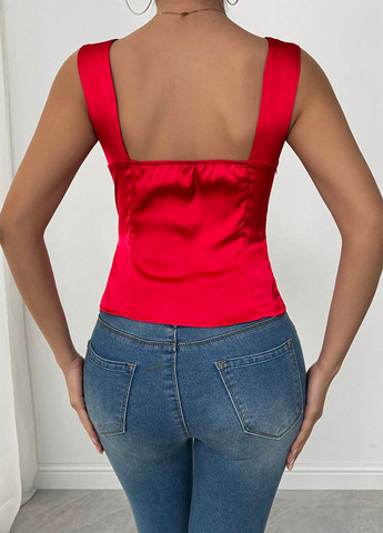 Красная блуза SHEIN