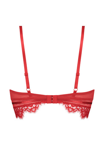 Красный бралетт бюстгальтер Hunkemoller с косточками полиамид