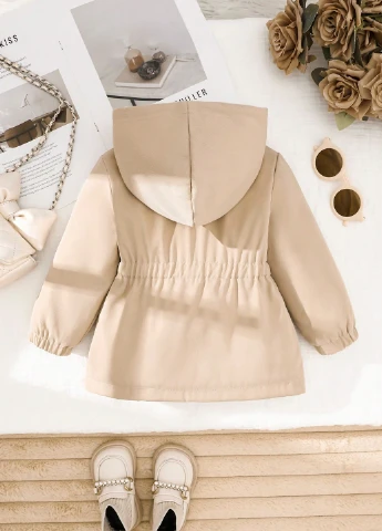 Светло-бежевая демисезонная куртка SHEIN
