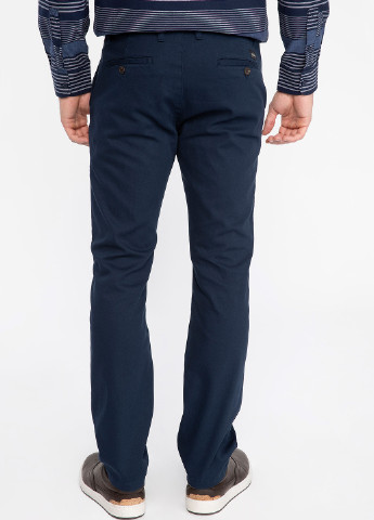 Синие кэжуал демисезонные зауженные брюки DeFacto