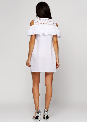 Білий кежуал сукня Majaly однотонна