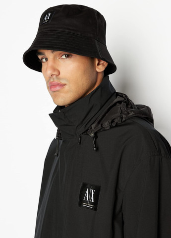 Чорна демісезонна вітровка Armani Exchange