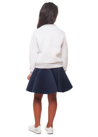 Темно-синяя кэжуал однотонная юбка Kids Couture со средней талией