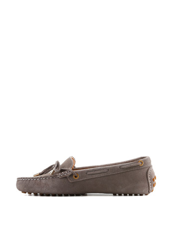 Темно-серые мокасины Ilvi завязки